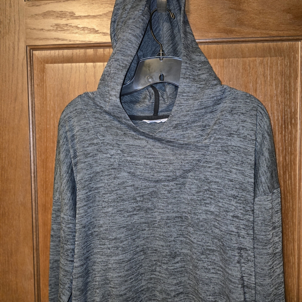 Athleta Charcoal Hooded Sweater